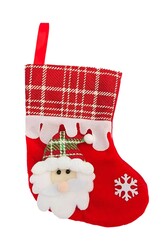 Parti Dünyası - Noel Baba Noel Çorabı Kırmızı Kadife 12 x 16 cm