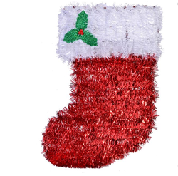 Parti Dünyası - Noel Çorabı Asılabilir Dekor Süs 30 cm