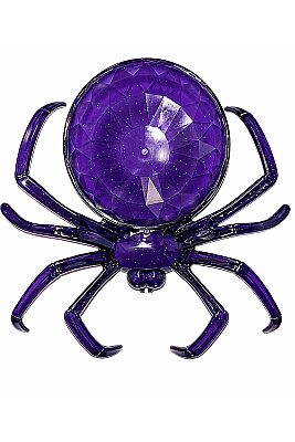 ÖRÜMCEK ŞEKERLİK 24 CM MOR  - 2