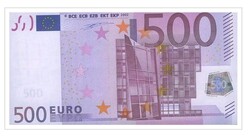 Parti Dünyası - Oyun Parası ( Geçersiz ) 500 Euro ( 100 adet )