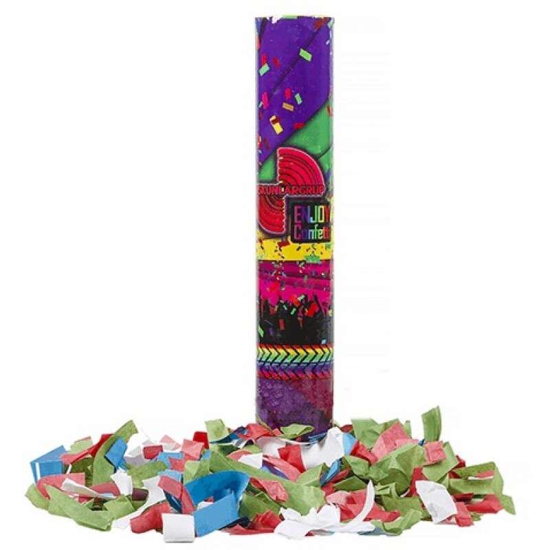 Patlayan Konfeti 30 cm Karışık Renkli