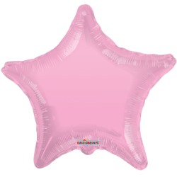 Parti Dünyası - Pembe Renkli Yıldız Folyo Balon (45 cm )