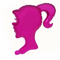 Parti Dünyası - Pembe Kız Folyo Balon