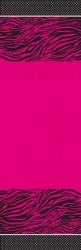 Parti Dünyası - Pembe Zebra Butiği Masa Örtüsü