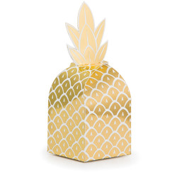 Parti Dünyası - Pineapple Gold Hediye Kutusu 8 Adet