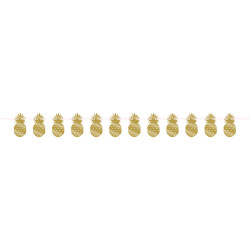 Parti Dünyası - Pineapple Gold Sıralı Folyo Afiş