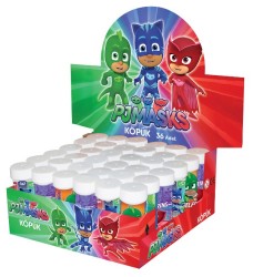 Parti Dünyası - PJ Mask Hediyelik Köpük Baloncuk 6 Adet