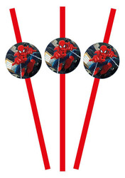 Parti Dünyası - Spiderman 25 li Pipet