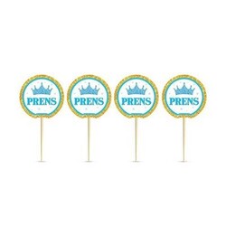 Parti Dünyası - Prens Taçlı 20 Li Mini Kürdan