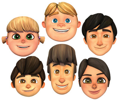 Rafadan Tayfa Maske 6 Adet Partidunyasi Com