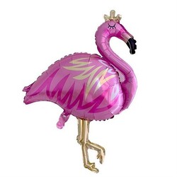 Parti Dünyası - Flamingo Taçlı Folyo Balon