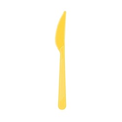 Parti Dünyası - Sarı Renk 25 Li Plastik Bıçak