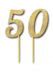 Simli Altın Renk 50 Yaş - 2