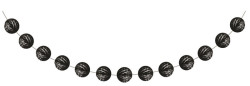 Parti Dünyası - Siyah Mini Toplar Garlent 275 cm