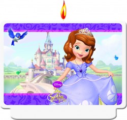 Parti Dünyası - Sofia The First Pasta Mumu 1 Adet