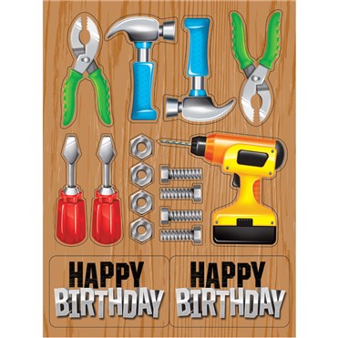 Tamirci Partisi Sticker 4 Adet