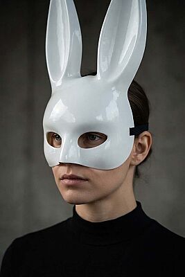 Tavşan Maske Beyaz - 1