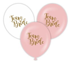 Parti Dünyası - Team Bride Temalı Baskılı Balon 6 Adet