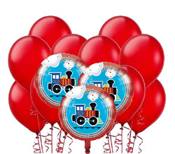 Parti Dünyası - Trenlerim Balon Demeti 23 Adet