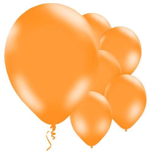 Turuncu  Balon 10 Adet