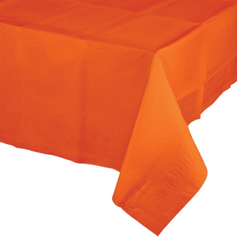 Turuncu Masa Örtüsü 137 cm X 284 cm ebadında