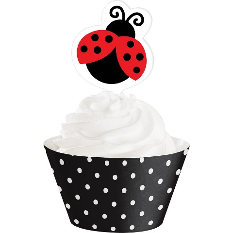 Uğur Böceği Partisi Cup Cake Süsü