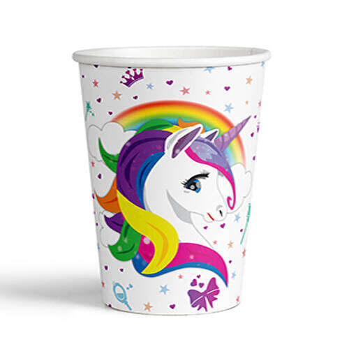 Unicorn Partisi Bardak 8 Adet
