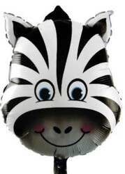 Parti Dünyası - Zebra Folyo Balonu 45 cm